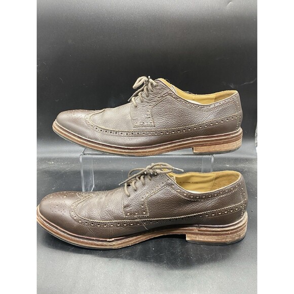 Cole Haan Williams Wingtip II Oxford Brown Pebble Leather C13596 Mens size 13 main image 7